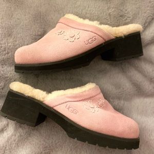 Ugg Pink clog, size 6